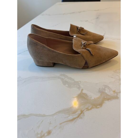 Cole Haan suede tan block heel - Picture 2 of 10